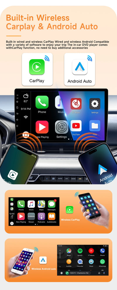 Android 15 For Citroen C2 C3 2001 2003 - 2010 GPS Navigation Multimedia Player Radio Stereo Wireless CarPlay Auto Wifi No 2din