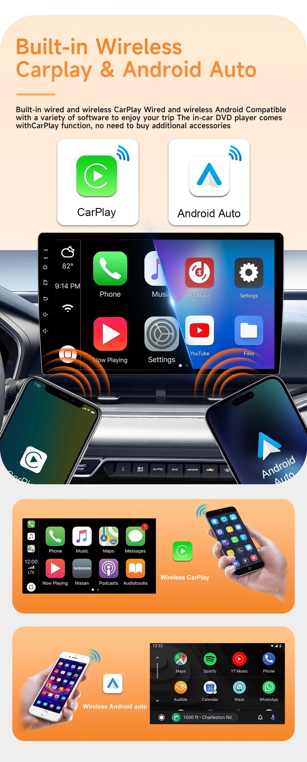 Android 15 For Citroen C2 C3 2001 2003 - 2010 GPS Navigation Multimedia Player Radio Stereo Wireless CarPlay Auto Wifi No 2din