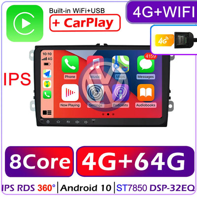 Car Android For VW Volkswagen Golf Polo Tiguan Passat b6 SEAT leon Skoda yeti Octavia Multimedia player 2 Din Car Radio CarPlay