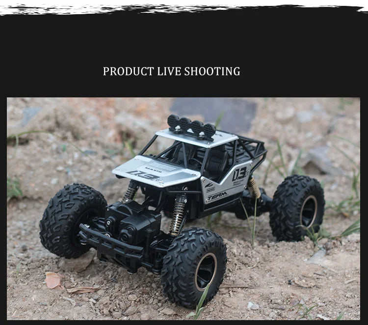New 4WD RC Car 1:12 Off Road 4x4 Remote Control Cars Radio Buggy Truck Racing Drift with Led Lights Toys Gift for Children Adult