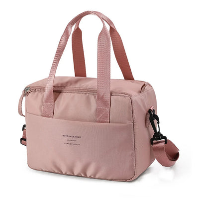 Fashionable New Large Capacity Lunch Bag Hand-held Lunch Box Bag Hand-held Diagonal Cross Insulated Bag Portable Lunch Bag