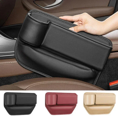PU Leather Car Seat Gap Bag Case Storage Bag For Auto Console Side Plug Filler Organizer Crevice Stowing Tidying Pocket Amagi