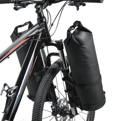 3L/7L Bike Fork Bag Waterproof Roll Top Dry Bag Bicycle Fork Bag Cycling Pack Bike Pannier New bicycle bag 2024