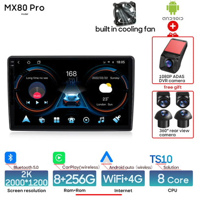 Android 15 For Citroen C2 C3 2001 2003 - 2010 GPS Navigation Multimedia Player Radio Stereo Wireless CarPlay Auto Wifi No 2din
