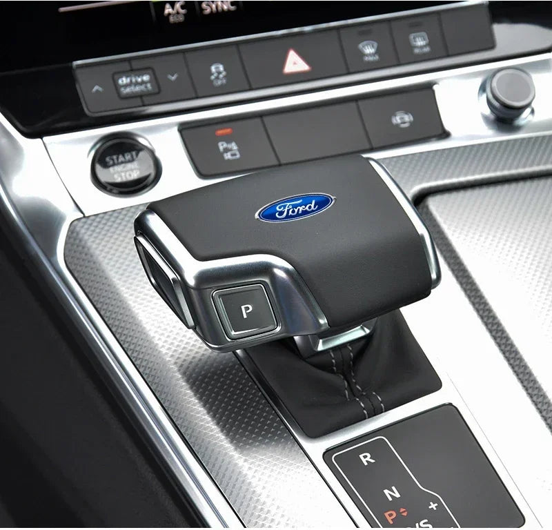 Car Logo Door Handle Sticker Auto One-click Start Button Decal For Ford Kuga Focus Fiesta Ecosport Mondeo Fusion Transit Pendant