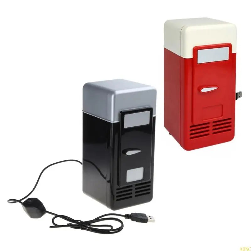 A0NC Mini Car Fridge Cool Heat Cooler And Warmer Box Home Office Car Freezer
