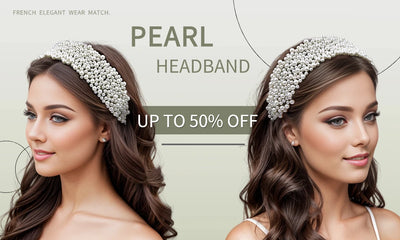 HNYYX Shiny Rhinestone Wide Mesh Baroque Hair Accessories Fashionable Hair Piece Wedding Party Headwear for Women A66