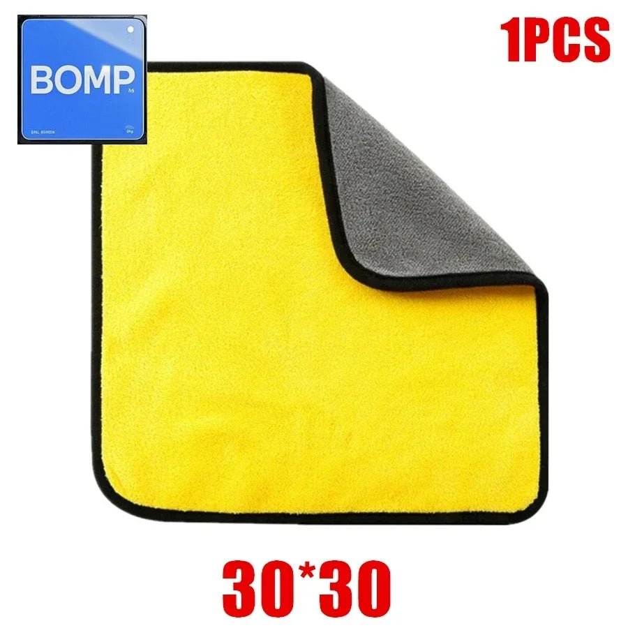 1/2/6 Pack Car Cleaning Cloth Professional Cleaning Car Wiping Microfiber Towel Car Wash Towel Accessories