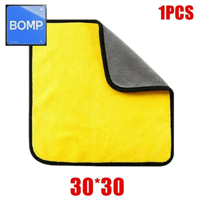 1/2/6 Pack Car Cleaning Cloth Professional Cleaning Car Wiping Microfiber Towel Car Wash Towel Accessories