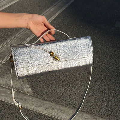 Large Capacity Women's Handbag Fashion Crocodile Pattern Square Bag Lady Purse Shoulder Messenger Bag Female Casual Tote Bag