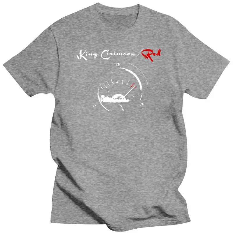 Mens Clothing  King Crimson Men Red Speedometer T Shirt Black - The world bestselling 