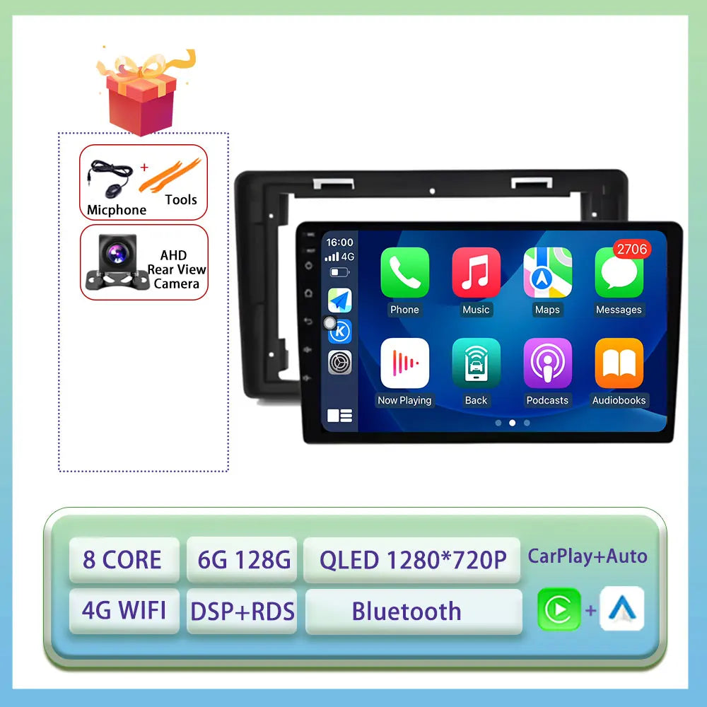 Android Auto Carplay For Citroen C2 C3 2001 2003 - 2010 Car Radio Multimedia Video Player WiFi GPS Navigation DSP Stereo