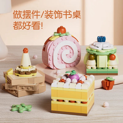 ToylinX Delicious Dessert Building Blocks Sets, Assorted Stem Toys Building Sets for Halloween Gift for Children and Adults. - The world bestselling 