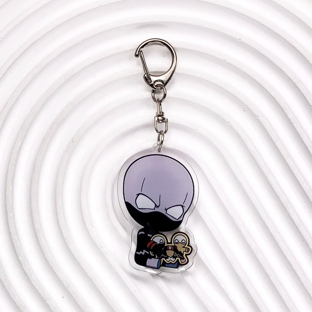 Anime Characters My Hero Academia Acrylic Car Keychain Accessories Trendy Bag Charm Backpack Pendant Keyring Gifts For Friends