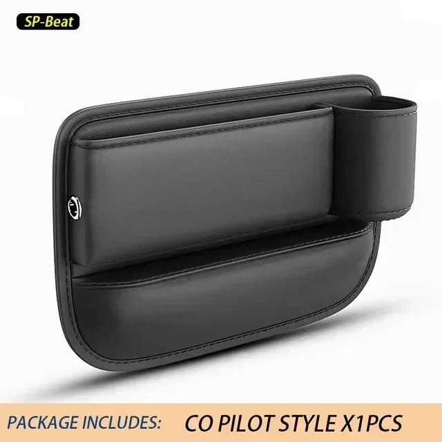 PU Leather Car Seat Gap Bag Case Storage Bag For Auto Console Side Plug Filler Organizer Crevice Stowing Tidying Pocket Amagi