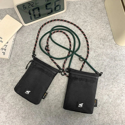 Original Design Nylon Messenger Bag Unisex Waterproof Crossbody Shoulder Bag for Men Women Urban Streetwear Travel Phone Storage