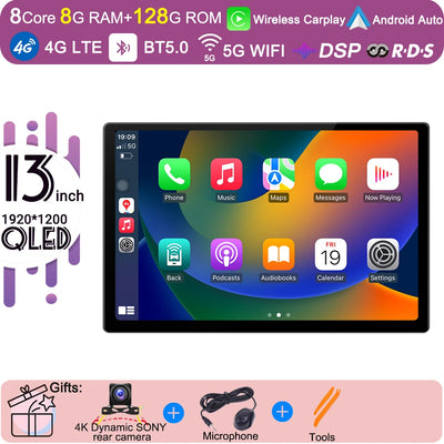 13.3 Inch Android 15 For Seat Leon 3 MK3 2012-2020  Car Radio 5G wifi Stereo Multimedia Player GPS Navigation 1920*1200