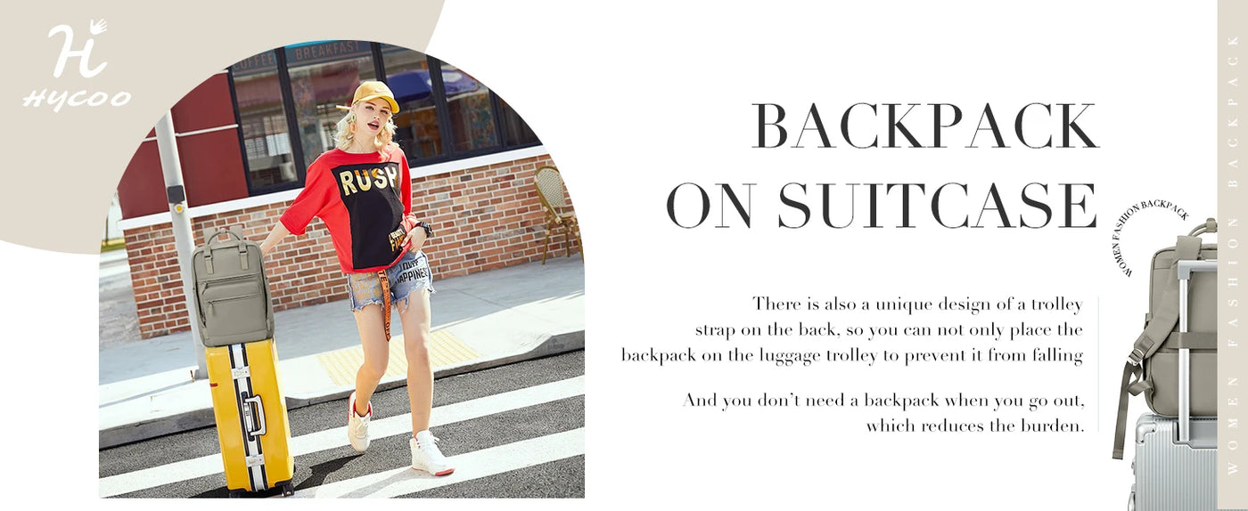 Girl's School Bag Laptop Backpacks Women's Commuter Nylon Informal Backpack, Casual Youth School Bookbag 2024 College Backpack