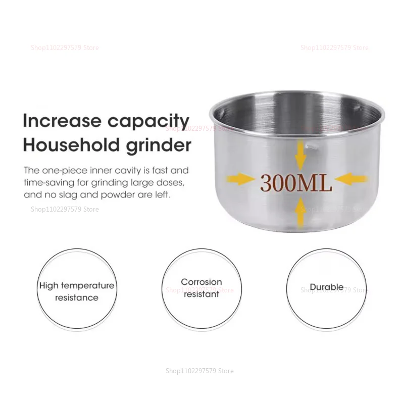 2025 Electric Spice Pepper Coffee Grinder 4-Blade Mini Grain Grinder 300ml Ultra-Fine Baby Food Mill Kitchen Household