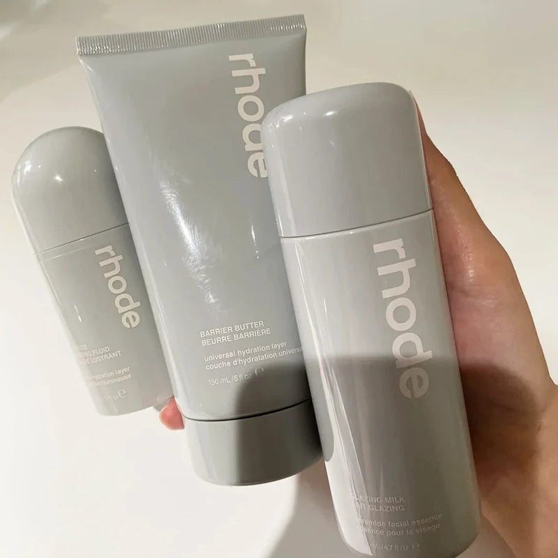 Facial Skincare Glazing Milk Yellow Storage Bag Lemontini Lip Gloss Skin Peptide Lip Shape Pen Lasting Lipstick Make Up Mirror