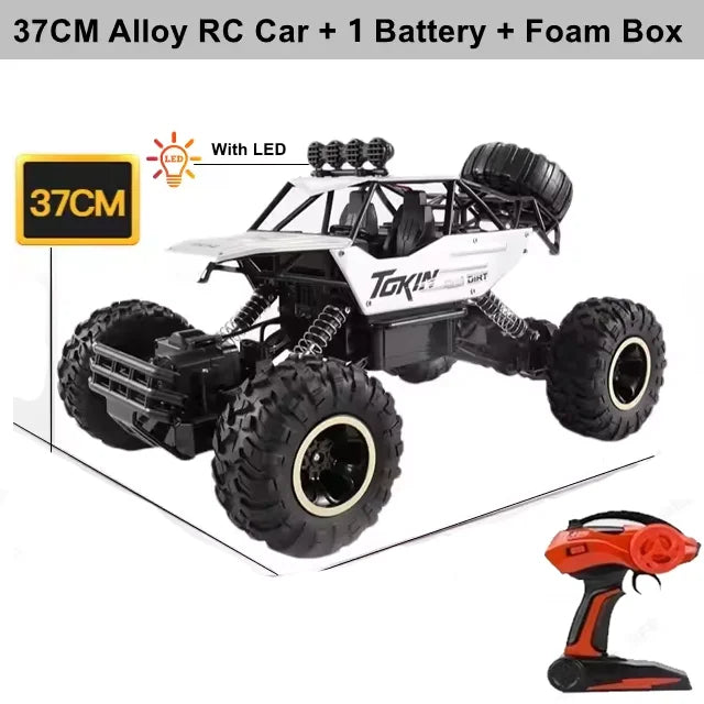 New 4WD RC Car 1:12 Off Road 4x4 Remote Control Cars Radio Buggy Truck Racing Drift with Led Lights Toys Gift for Children Adult