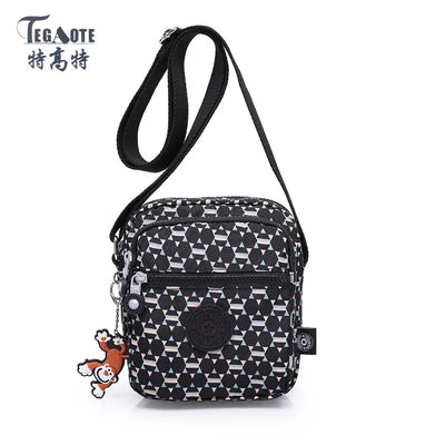 TEGAOTE High Quality Waterproof Men Women Shoulder Messenger Bag Cross Body Phone Purse Lightweight Blue Black Red Purple