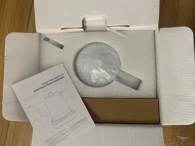 Electric Kettle 800ml Gooseneck Hand Brew Coffee Pot Thermo Pot 304 Stainless Steel Teapot Smart Temperature-Control Water Jug