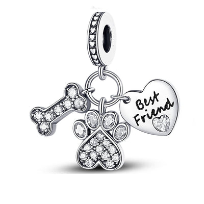 1Pcs/lot High Quality Zinc Alloy Silver Plated Large Hole Bead DIY  Accessories Gift Bead Jewelry Women's Bracelet Silvering