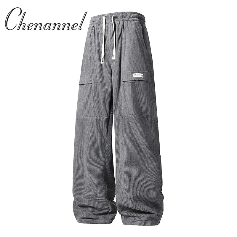 Men's clothing casual pants man pants oversized autumn new fashion cargo pants big plus size mens clothing high quality trousers - The world bestselling 