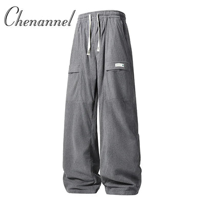 Men's clothing casual pants man pants oversized autumn new fashion cargo pants big plus size mens clothing high quality trousers - The world bestselling 
