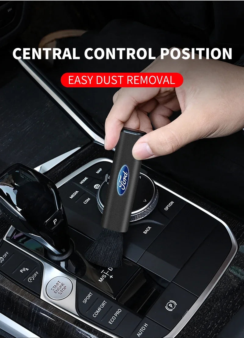 Car Telescopic Plastic Handle Wool Small Brush For Ford Focus mk2 mk3 Fiesta mk7 Ranger Mondeo mk4 S-MAX Kuga Mustang Auto Goods