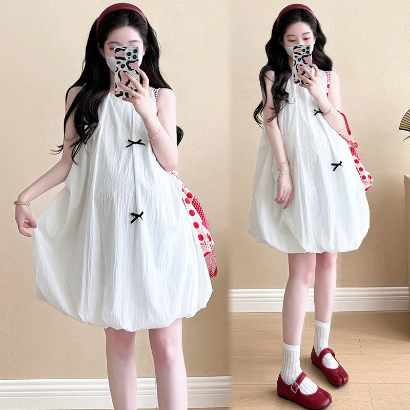 Pregnant Women's Clothing 2025 Summer New Loose and Fashionable Temperament Age Reducing Dress - The world bestselling 