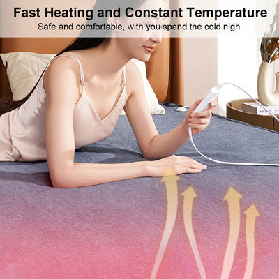 Electric Blanket 220V Electric Heating Blanket Heated Bed Blanket Electric Heating Pad for Bed Thermal Mattress Body Heating Mat