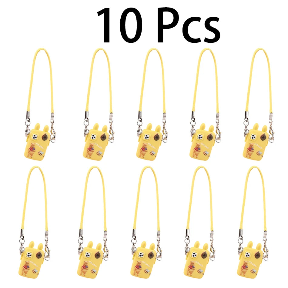 For Labubu Accessories For Crybaby Accessories Cartoon style camera phone Bag Plush Doll Accessories