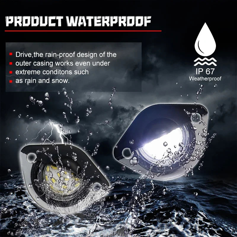 For Ford Mustang GT 1994 1995 1996 1997 1998 1999 2000 2001 2002 2003 2004 Xenon White LED Car License Plate Number Lights 12V