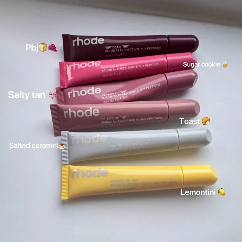 Facial Skincare Glazing Milk Yellow Storage Bag Lemontini Lip Gloss Skin Peptide Lip Shape Pen Lasting Lipstick Make Up Mirror