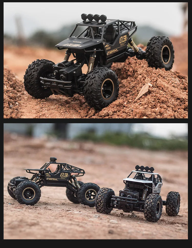New 4WD RC Car 1:12 Off Road 4x4 Remote Control Cars Radio Buggy Truck Racing Drift with Led Lights Toys Gift for Children Adult