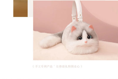 Handmade Cat Doll Bag Girl To Girl Birthday Gift Go Heart Niche Senior Practical Cat Bag A Variety of Ways To Use Cute Cat Bag
