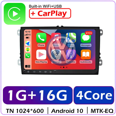Car Android For VW Volkswagen Golf Polo Tiguan Passat b6 SEAT leon Skoda yeti Octavia Multimedia player 2 Din Car Radio CarPlay