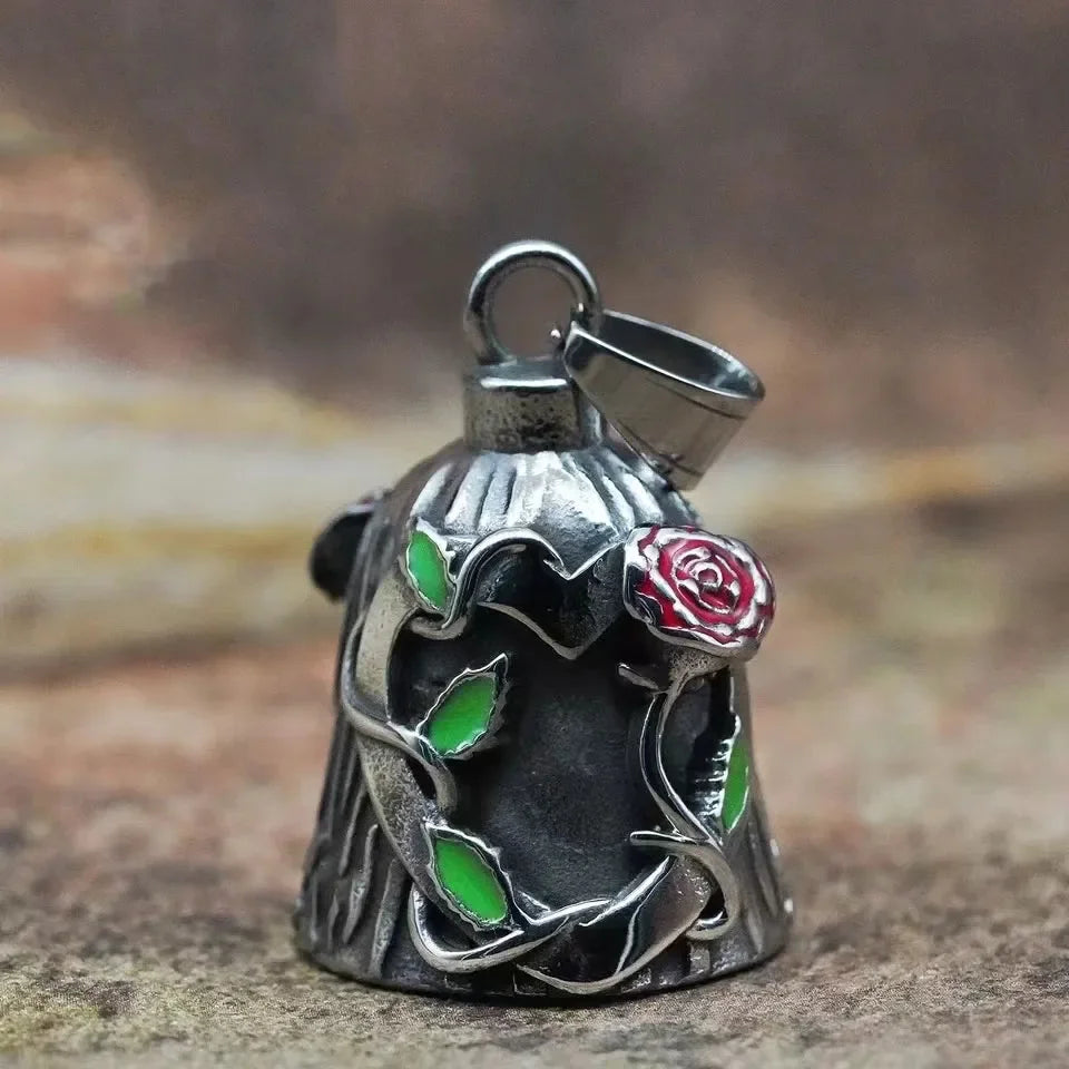 Fashion Rose Bell Key Chain Men's Motorcycle Riding Exorcist Accessories