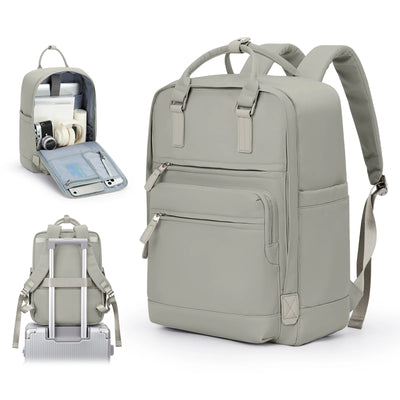 Girl's School Bag Laptop Backpacks Women's Commuter Nylon Informal Backpack, Casual Youth School Bookbag 2024 College Backpack