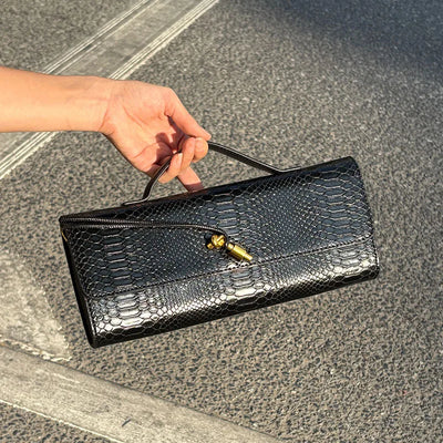 Large Capacity Women's Handbag Fashion Crocodile Pattern Square Bag Lady Purse Shoulder Messenger Bag Female Casual Tote Bag