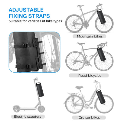3L/7L Bike Fork Bag Waterproof Roll Top Dry Bag Bicycle Fork Bag Cycling Pack Bike Pannier New bicycle bag 2024