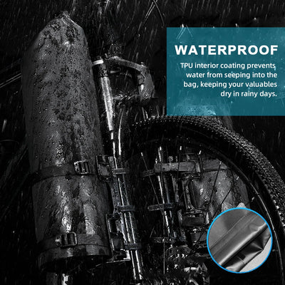 3L/7L Bike Fork Bag Waterproof Roll Top Dry Bag Bicycle Fork Bag Cycling Pack Bike Pannier New bicycle bag 2024