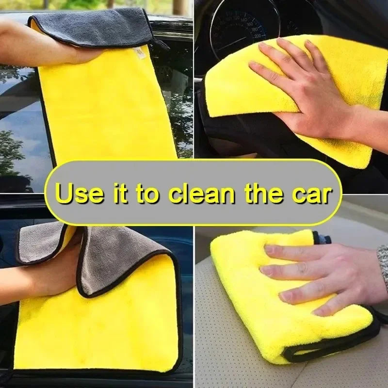 Microfiber Cleaning Towel Car Cleaning Cloths Professional Detailing Car Drying Microfiber Towel Wash Towel Accessories