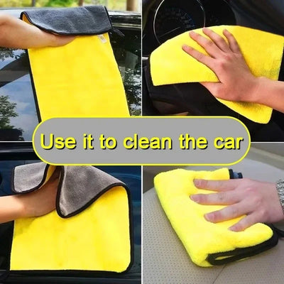 Microfiber Cleaning Towel Car Cleaning Cloths Professional Detailing Car Drying Microfiber Towel Wash Towel Accessories