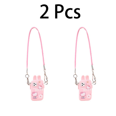 For Labubu Accessories For Crybaby Accessories Cartoon style camera phone Bag Plush Doll Accessories