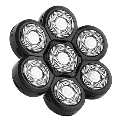 Universa 7 Heads Shaver Replacement Head for Head Shaver, and many Brands 8 & 6 & 5 Blades 9D Replacement Shaver