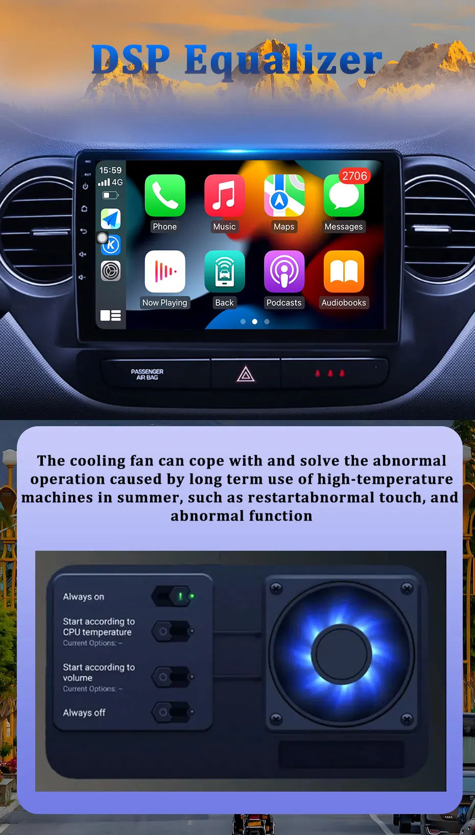 Android Auto Carplay For Citroen C2 C3 2001 2003 - 2010 Car Radio Multimedia Video Player WiFi GPS Navigation DSP Stereo