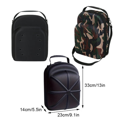 Portable Outdoor Travel Hat Carrier Case Cap Storage Hard Shell Hat Protective Box Hat Travel Case Baseball Cap Carrying Bag EVA